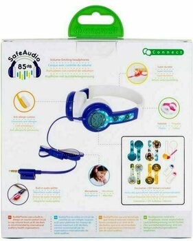 Headphones for children BuddyPhones Connect Blue - 7