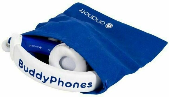 Hovedtelefoner til børn BuddyPhones Inflight Blue - 7