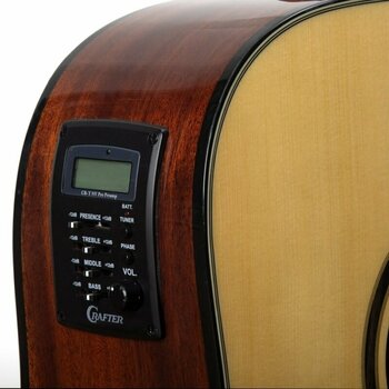 Elektroakusztikus gitár Crafter HD-250CE - 4