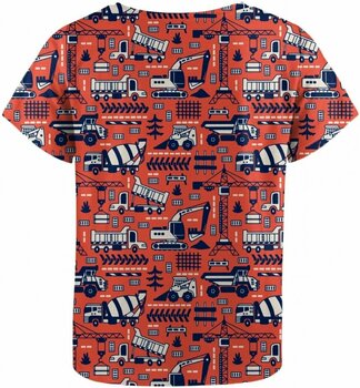 T-Shirt Mr. Gugu and Miss Go T-Shirt Trucks Orange Pattern 4 - 6 Y - 2