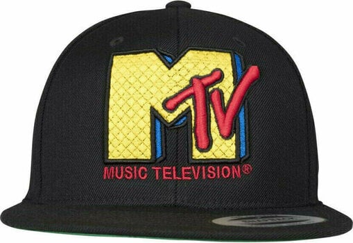 Hoed pet MTV Quilt Snapback Black One Size - 2
