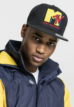 Hoed pet MTV Quilt Snapback Black One Size - 6