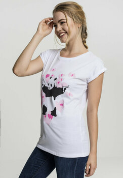 Tričko Banksy Panda Heart Tee White XS - 5