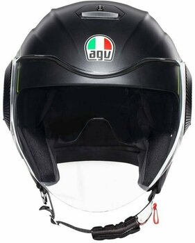Helmet AGV Orbyt Brera Matt-Black/Grey/Yellow Fluo M Helmet - 5