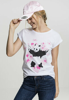 T-Shirt Banksy T-Shirt Panda Heart Damen White XL - 2