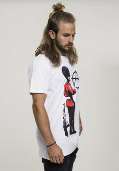T-shirt Banksy T-shirt Anarchy Masculino White XS - 6