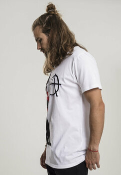 Skjorte Banksy Skjorte Anarchy Mand hvid XL - 4
