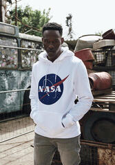 Hoodie NASA Logo White - 5
