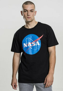 Košulja NASA Košulja Logo Muška Black M - 3