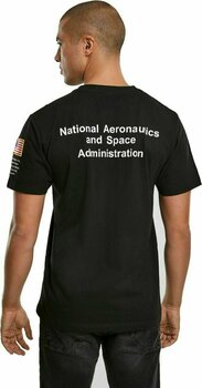 Majica NASA Majica Insignia Logo Moška Black S - 2