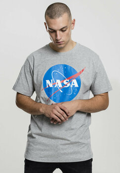 Košulja NASA Košulja Logo Muška Heather Grey XS - 3