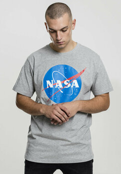 Tričko NASA Logo Heather Grey M Tričko - 3
