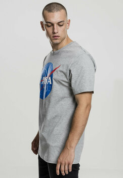 Tričko NASA Logo Heather Grey M Tričko - 4