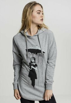 Hoodie Banksy Umbrella Grey XL Hoodie - 2