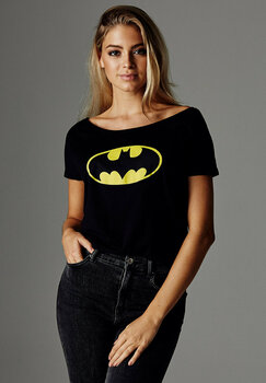 T-Shirt Batman T-Shirt Logo Black S - 6
