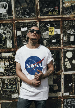 T-shirt NASA Logo White S T-shirt - 7