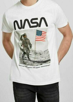 T-Shirt NASA T-Shirt Moon Herren White XS - 3