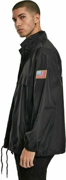 Jacket NASA Jacket Worm Logo Nylon Windbreaker Black M - 3