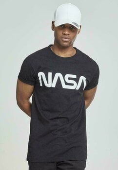 Tričko NASA Tričko Worm Pánské Black S - 3