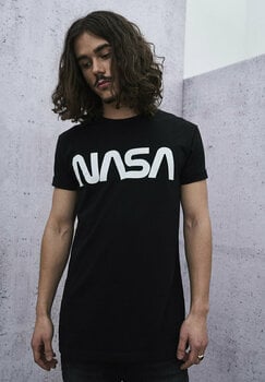 Shirt NASA Shirt Worm Heren Black S - 5