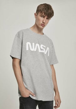 T-shirt NASA Heavy Oversized Heather Grey XS T-shirt - 2