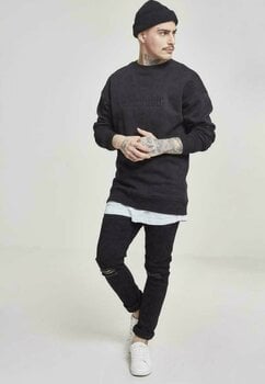 Tričko Mister Tee Embossed Compton Crewneck Black L - 3