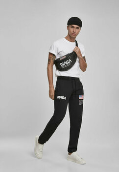 Glazbene hlače / kratke hlače NASA Logo Crna S Glazbene hlače / kratke hlače - 2
