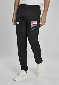Pantalon / pantalon scurti muzică NASA Sweatpants Black L - 3