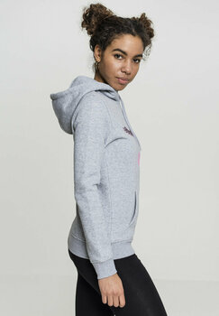 Hoodie Eyelashes Logo Heather Grey XL Hoodie - 4