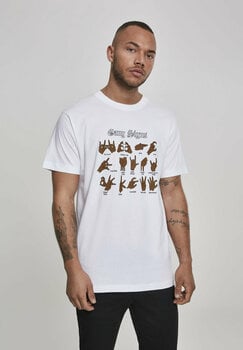 T-Shirt Mister Tee T-Shirt Gang Signs Male White M - 2