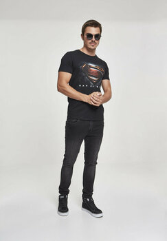 Риза Superman Черeн M Филмова тениска - 6