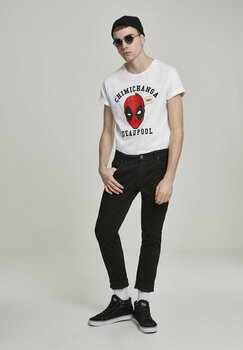 T-Shirt Deadpool T-Shirt Chimichanga Male White XS - 6