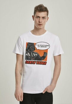 T-Shirt Star Wars T-Shirt Pointless To Resist Herren White S - 2