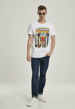 T-shirt Iron Man Cover White XS T-shirt - 6
