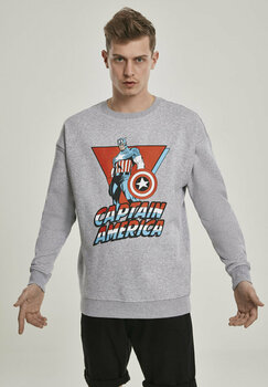 Košulja Captain America Crewneck Grey S Košulja - 2