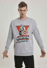Skjorte Captain America Crewneck Grey - 1