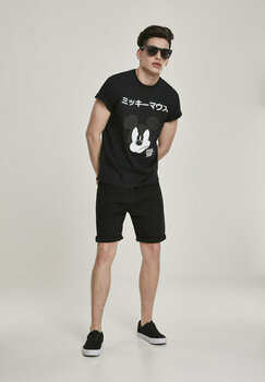 T-shirt Mickey Mouse Japanese Black L T-shirt - 6
