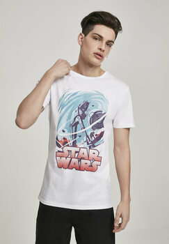 T-shirt Star Wars T-shirt Hot Swirl Blanc M - 4