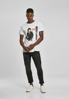 T-shirt Michael Jackson Bad White XL T-shirt - 5