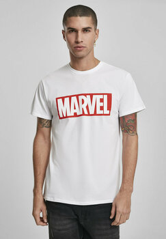 T-shirt Marvel Logo White XL T-shirt - 2