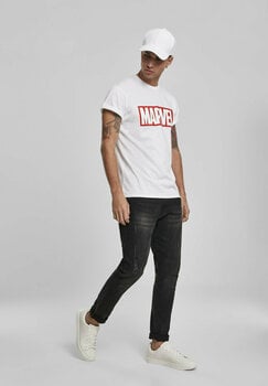 T-shirt Marvel Logo White XL T-shirt - 6