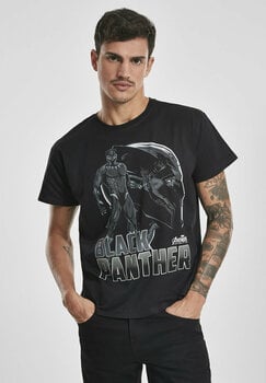 T-shirt Black Panther Logo Black S T-shirt - 2