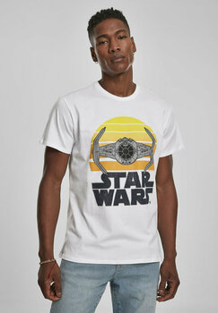 T-Shirt Star Wars T-Shirt Sunset Herren White S - 2