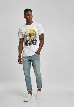 Shirt Star Wars Shirt Sunset Heren White S - 6