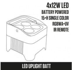 LED PAR Fractal Lights Uplight Batt 4 x 12 W LED PAR - 1