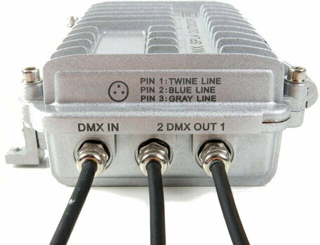 Distribuição de sinais luminosos Fractal Lights Split DMX 4 Outdoor IP65 Distribuição de sinais luminosos - 2