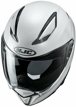 Helm HJC F70 Solid Metal Pearl White S Helm - 2