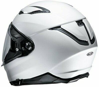 Helm HJC F70 Solid Metal Pearl White S Helm - 3
