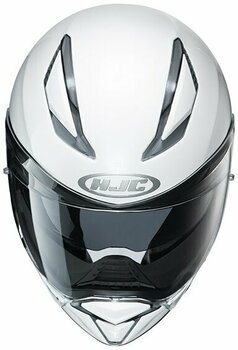 Helm HJC F70 Solid Metal Pearl White S Helm - 4