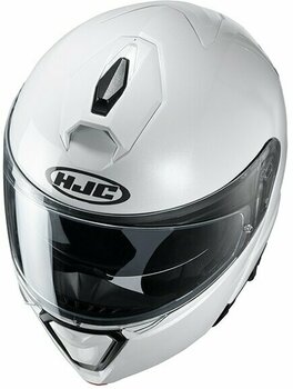 Helm HJC i90 Solid Pearl White M Helm - 2